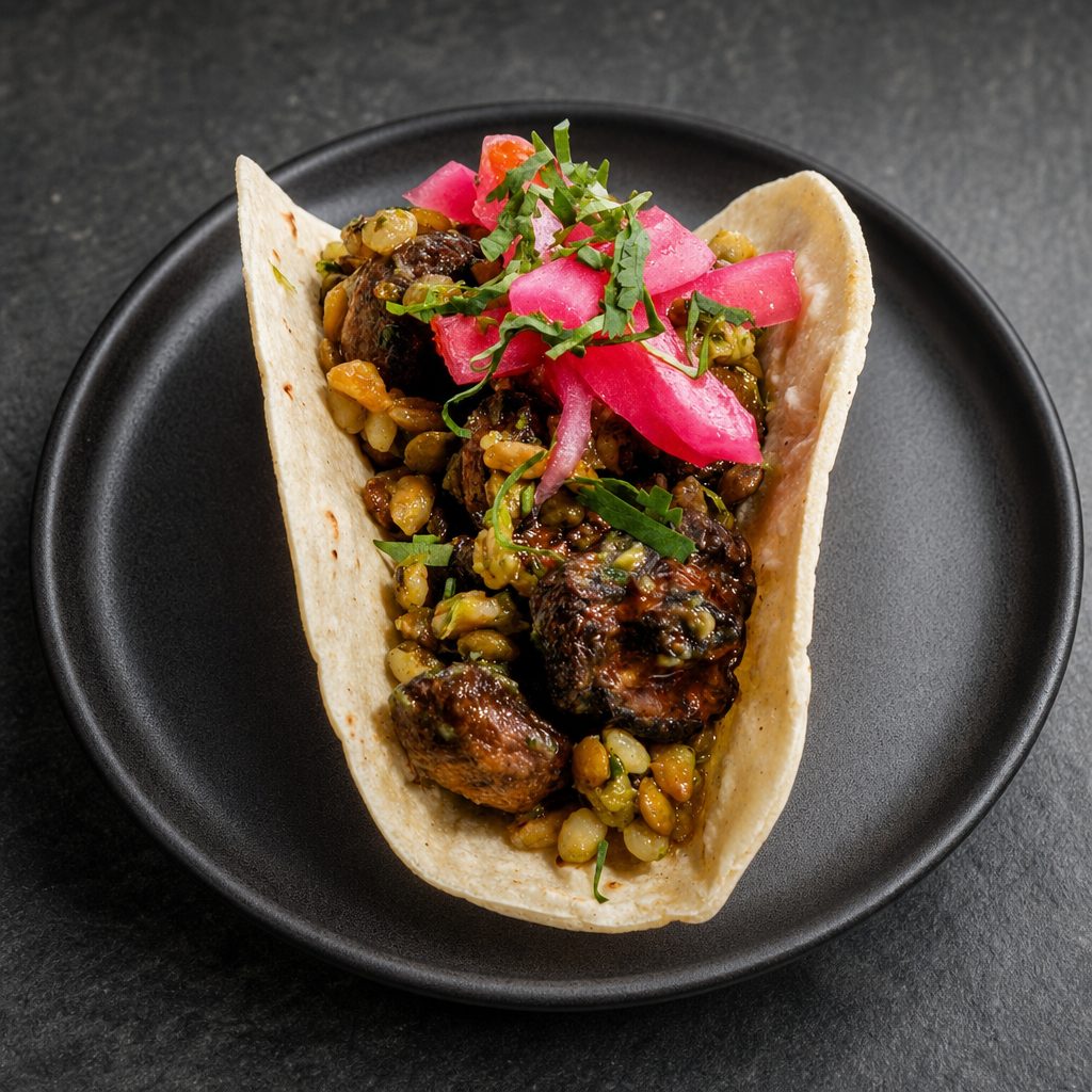 Mushroom Lentil.