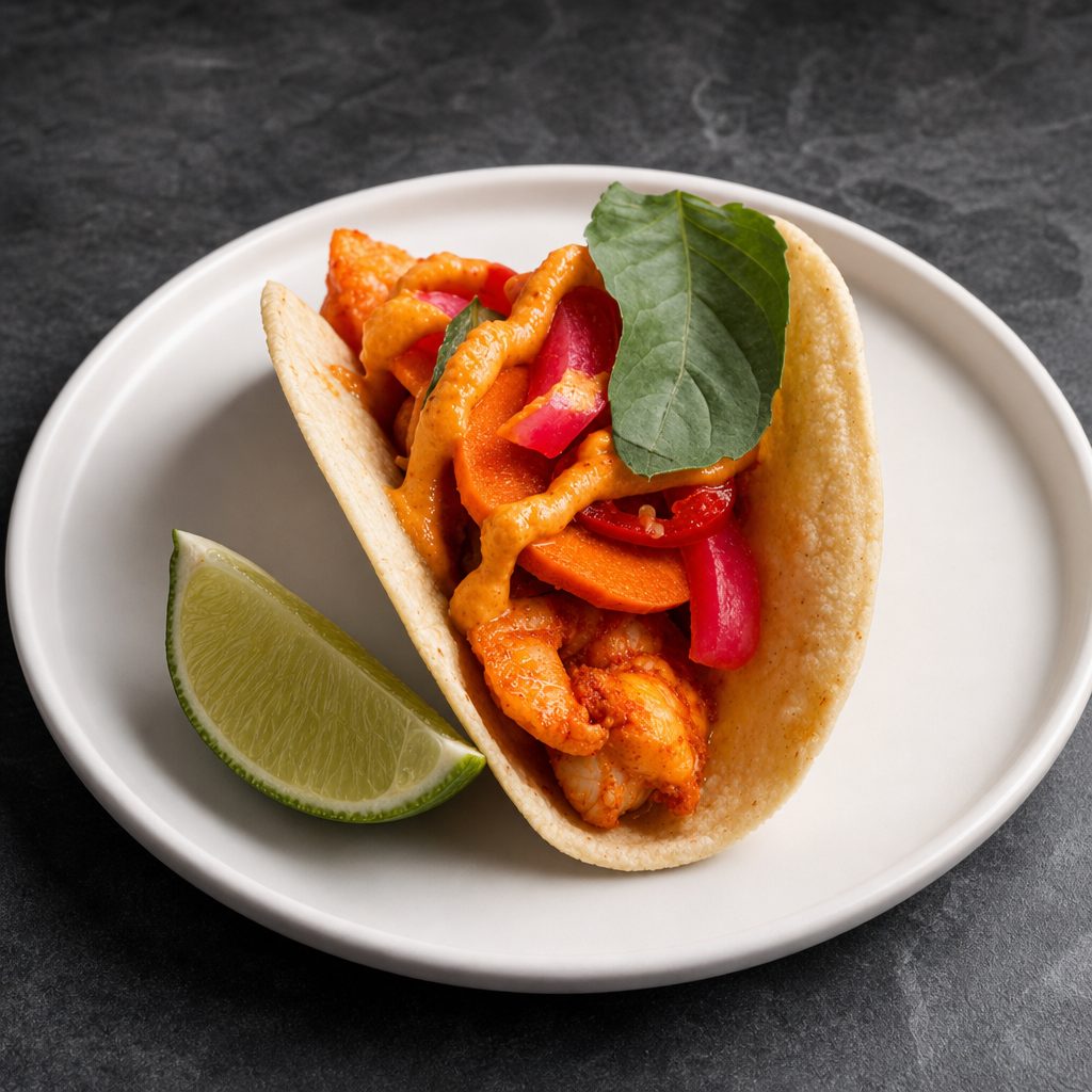 Thai Basil Shrimp.