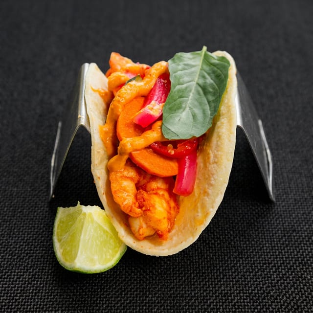 Thai Basil Shrimp.